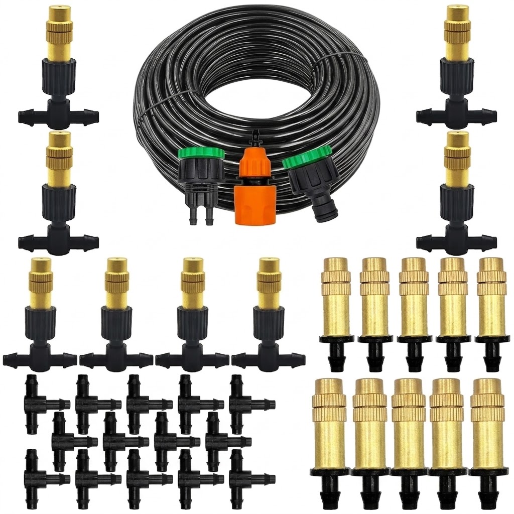 Smart Garden Sprinkler System - 4/7mm Hose for Greenhouse Plant Pots
