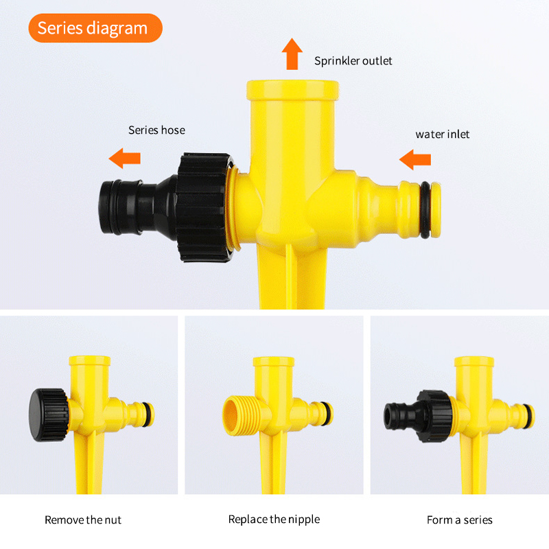 5Pcs Garden Sprinkler 360° Rot - Smart Urban Garden review and price