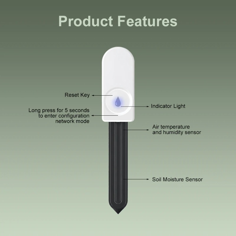 Zigbee Smart Soil Moisture Sen - Smart Zigbee Garden Light review and price