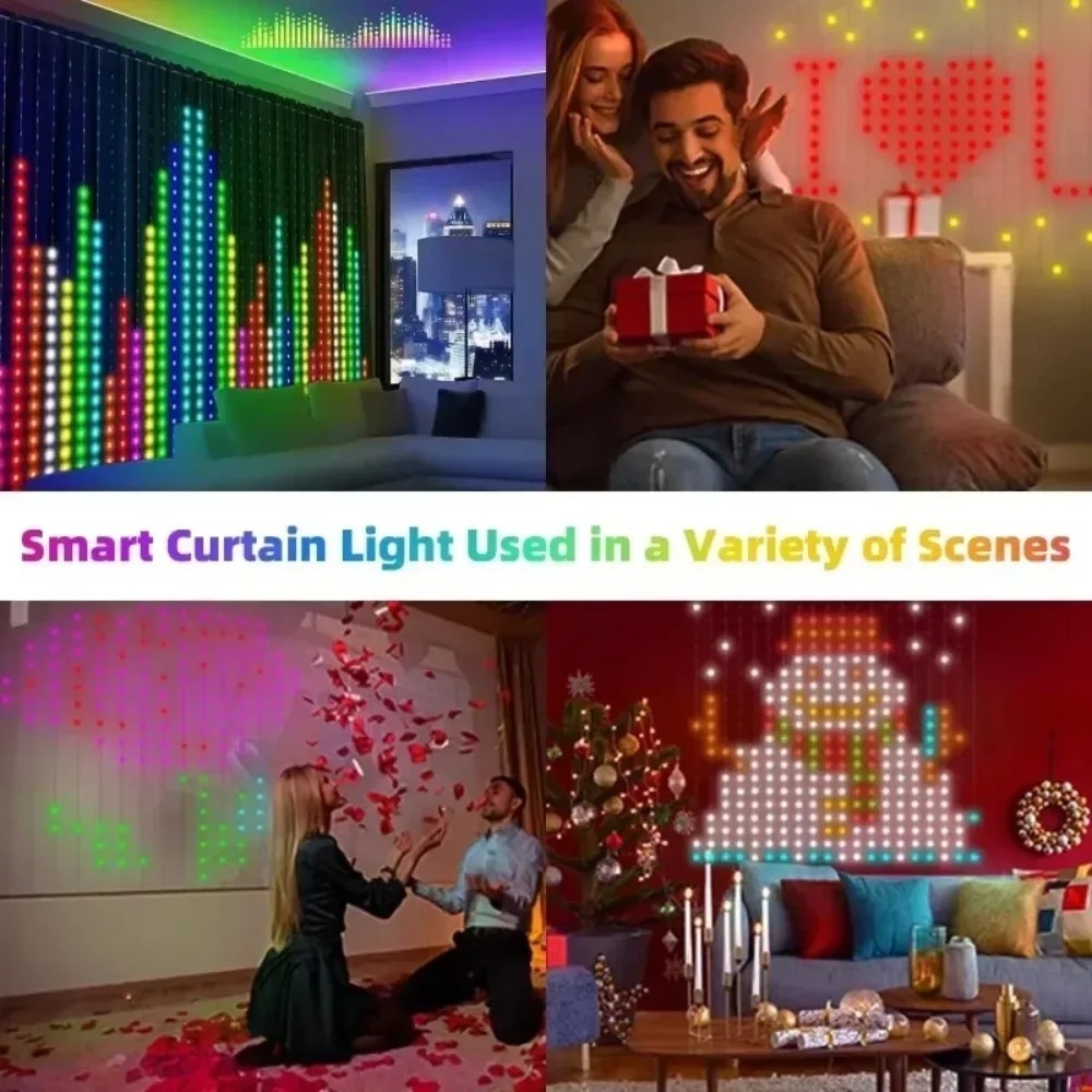 Outdoor LED Pixel Curtain Ligh - Smart Led Garden review and price