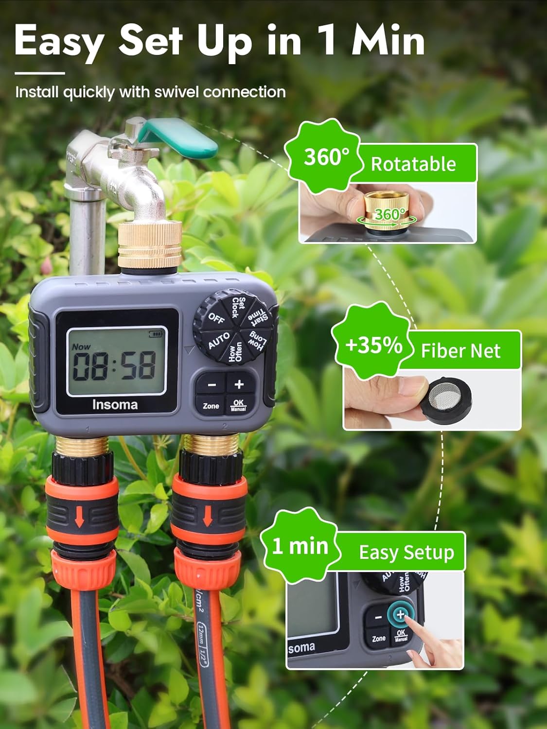Insoma Smart Irrigation Wateri - Smart Garden Keeper review and price