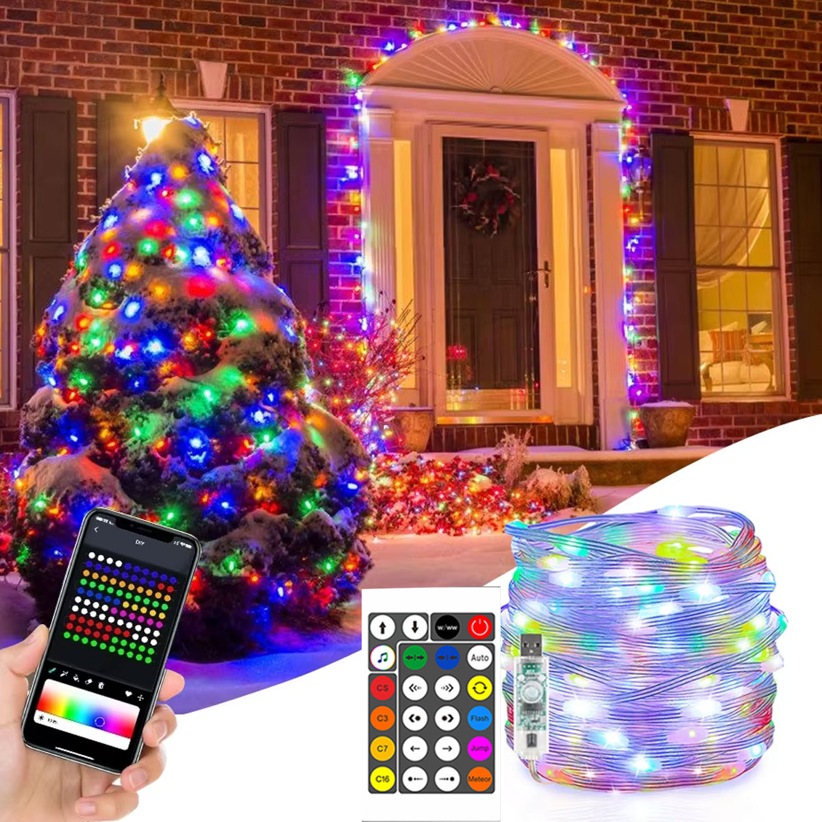 Led Fairy Light Strip Christma - Smart Garden Festoon Lights review and price