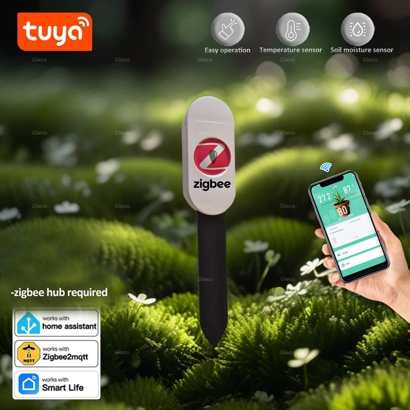 Tuya Smart Life Zigbee Soil Mo - Smart Urban Garden review and price