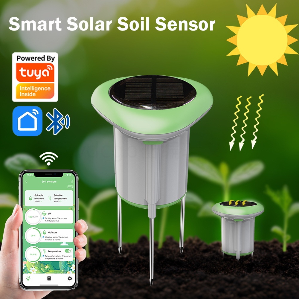 Tuya WIFI Smart Solar Soil Sen - Smart Urban Garden review and price