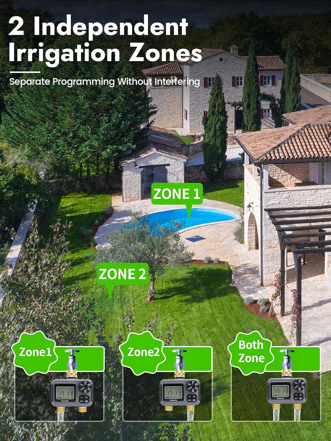 Dual Outlets Smart Irrigation  - Smart Garden Keeper review and price