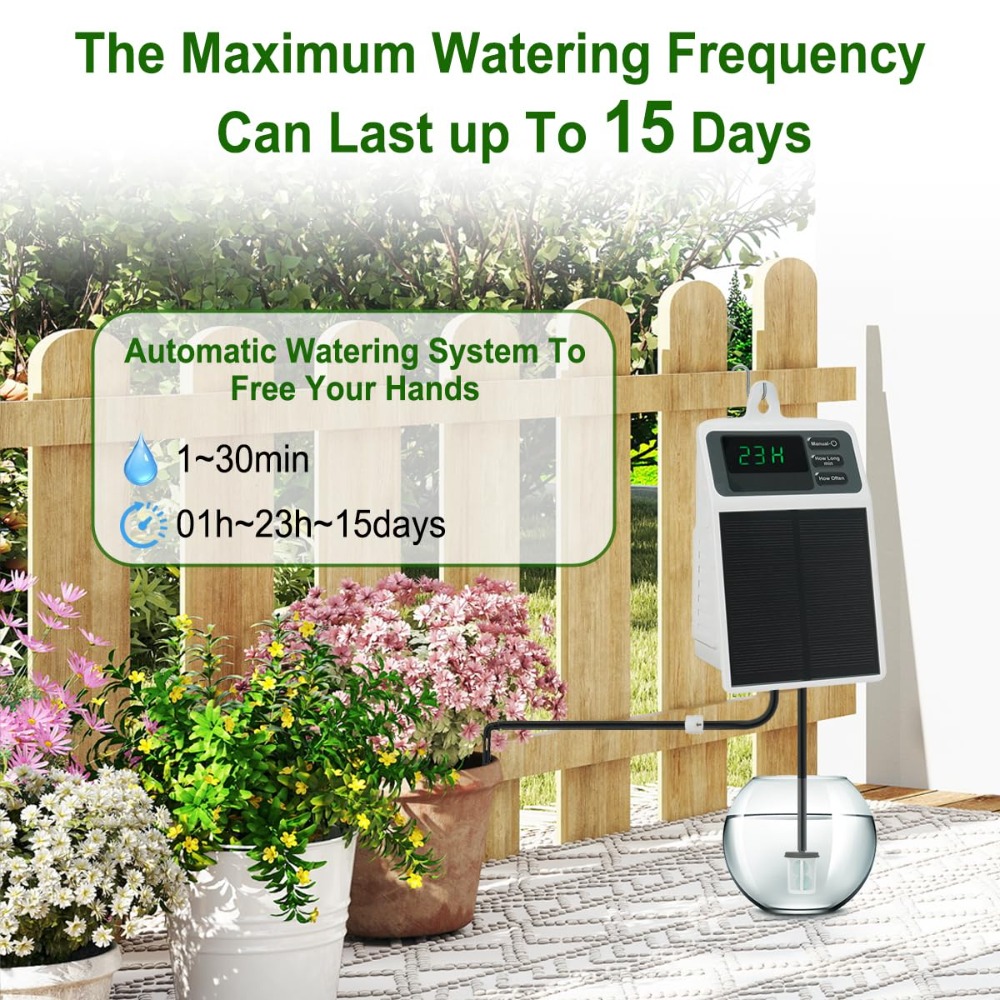 Upgraded Solar Drip Irrigation - Smart Urban Garden review and price