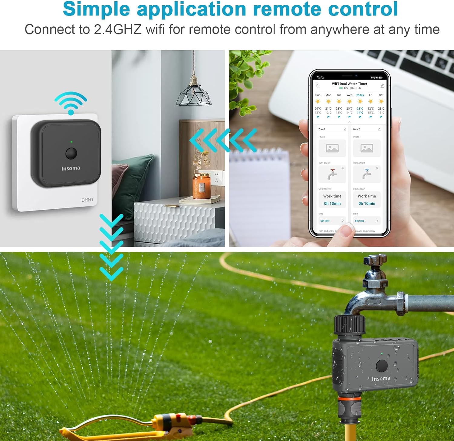 Insoma Wifi Automatic Sprinkle - Smart Garden Keeper review and price