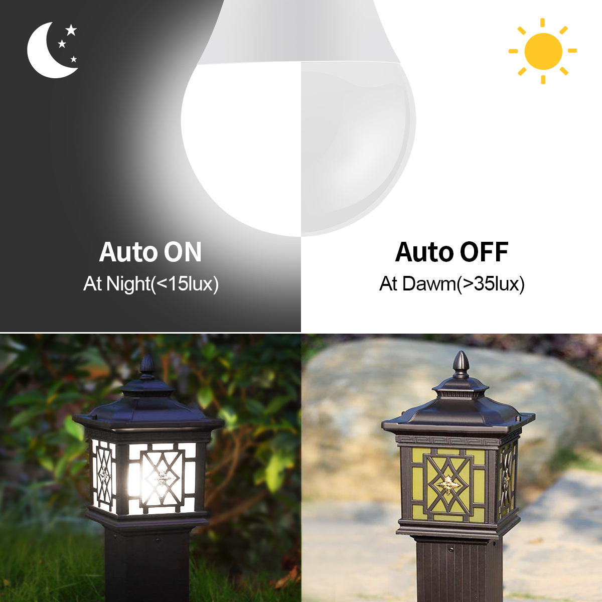 AC110V/220V Day Night Light Au - Smart Garden Festoon Lights review and price