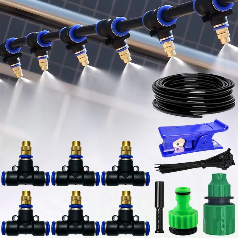 Misting Cooling System Kit   B - Smart Garden Sprinkler System review and price