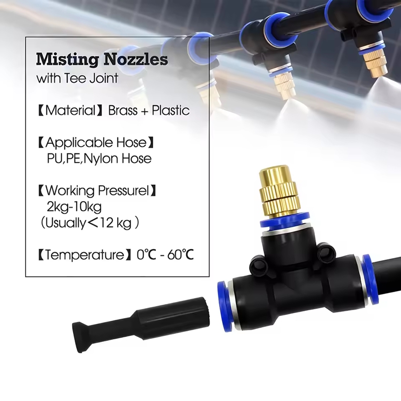 Misting Cooling System Kit   B - Smart Garden Sprinkler System review and price