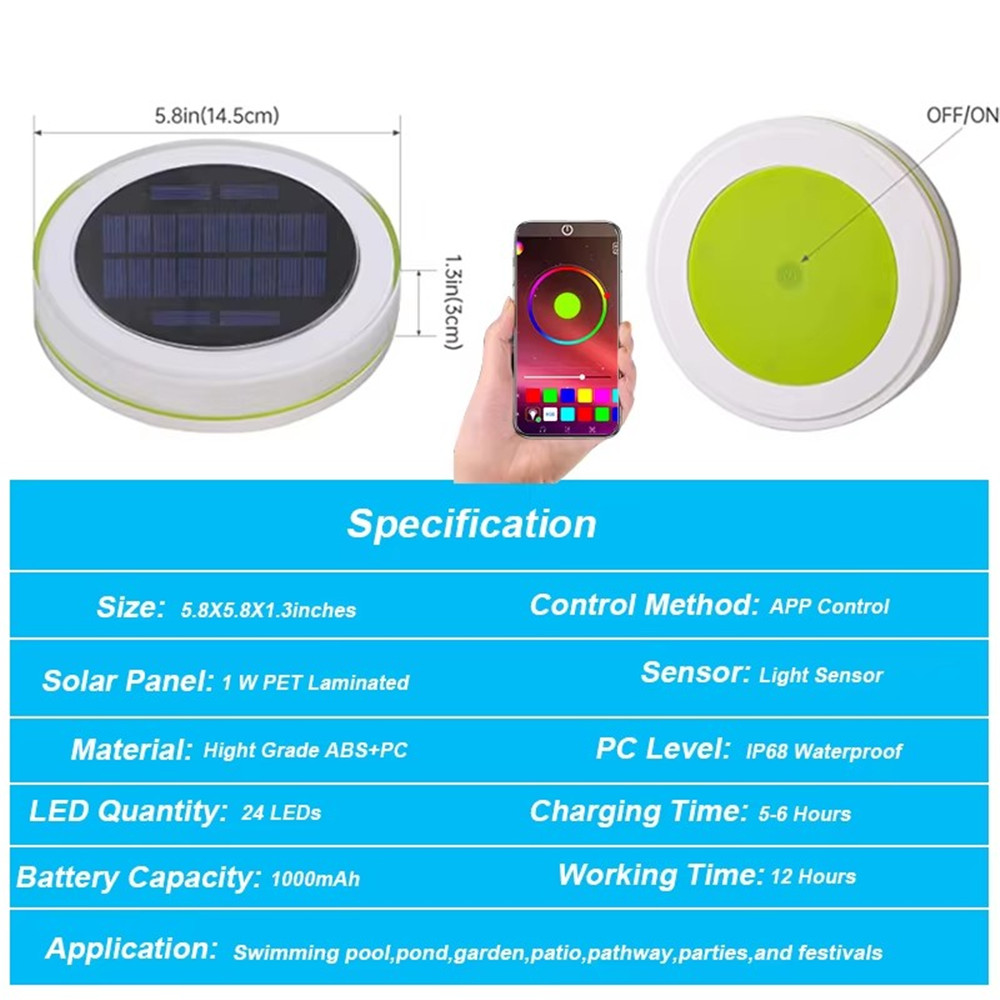 Solar LED Water Float Light Ou - Smart Led Garden review and price
