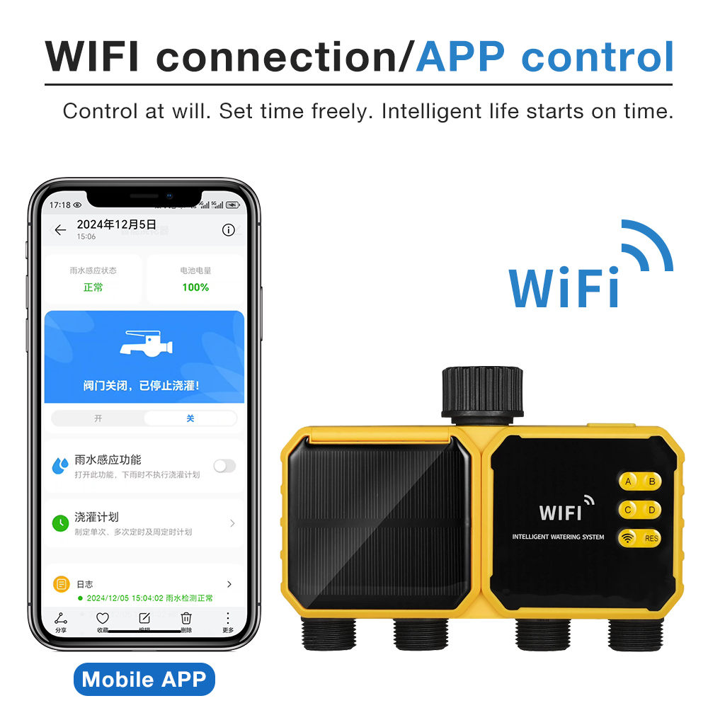WiFi Solar Irrigation Timer 1/ - Smart Garden Keeper review and price