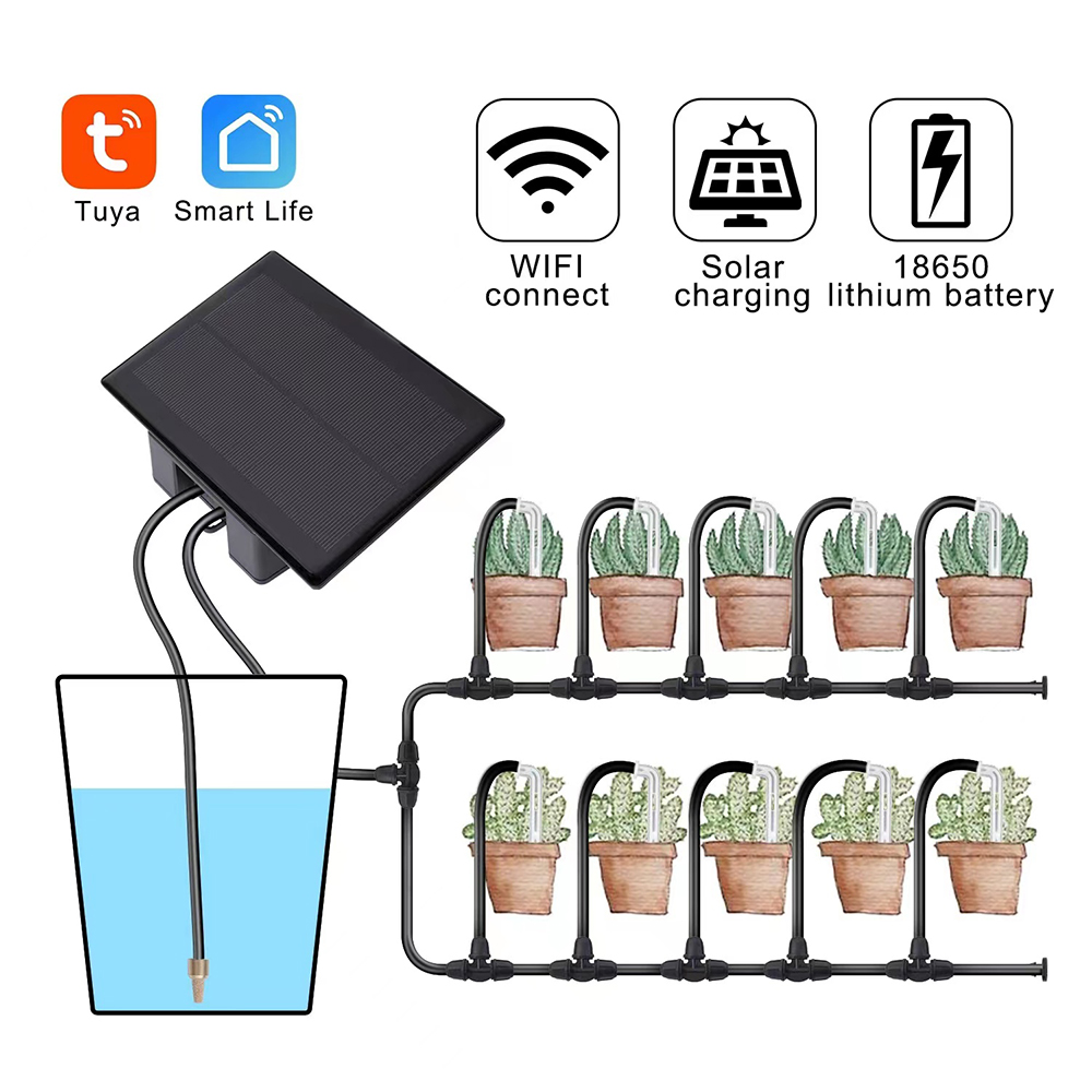 Tuya WiFi Solar Water Pump Tim - Smart Garden Keeper review and price