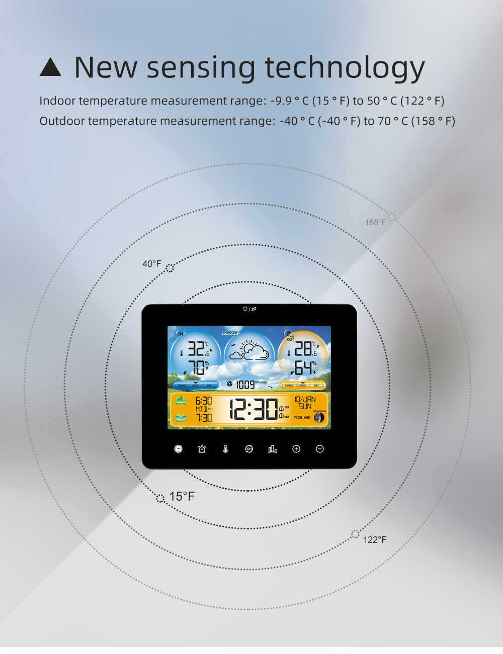 Weather Station Thermometer wi - Garden Weather Station review and price